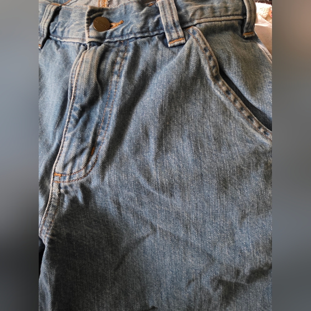 Carhartt Men's Loose Fit Carpenter Jeans Cove Size 28×32 - Picture 2 of 11